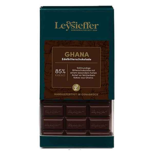 GHANA Edelbitterschokolade 85%